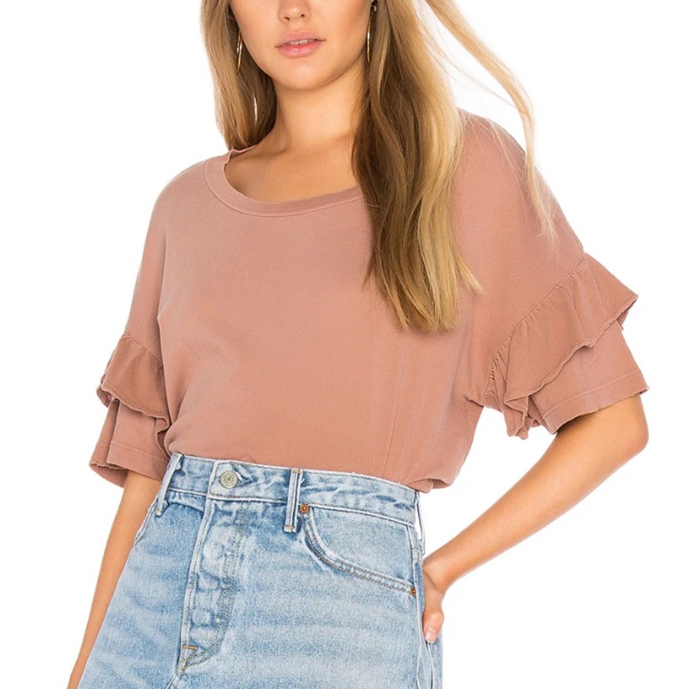 Current/Elliott Ruffle Roadie Tee